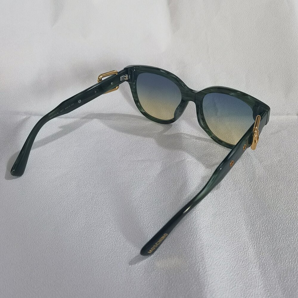 Moschino Green Gradient Sunglasses For Men And Women - Picture 8 of 10